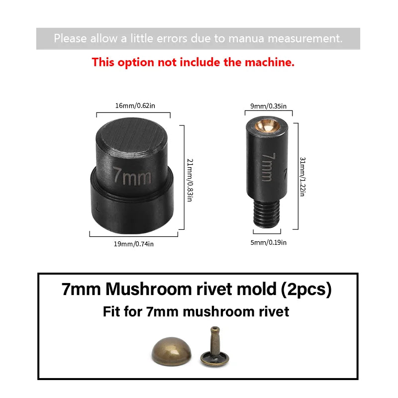 WUTA Manual Button Installation Tool Mute Punching Rivets