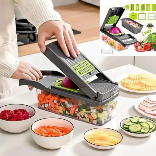 12 In 1 Multifunctional Vegetable Cutter Food Chopper Slicer