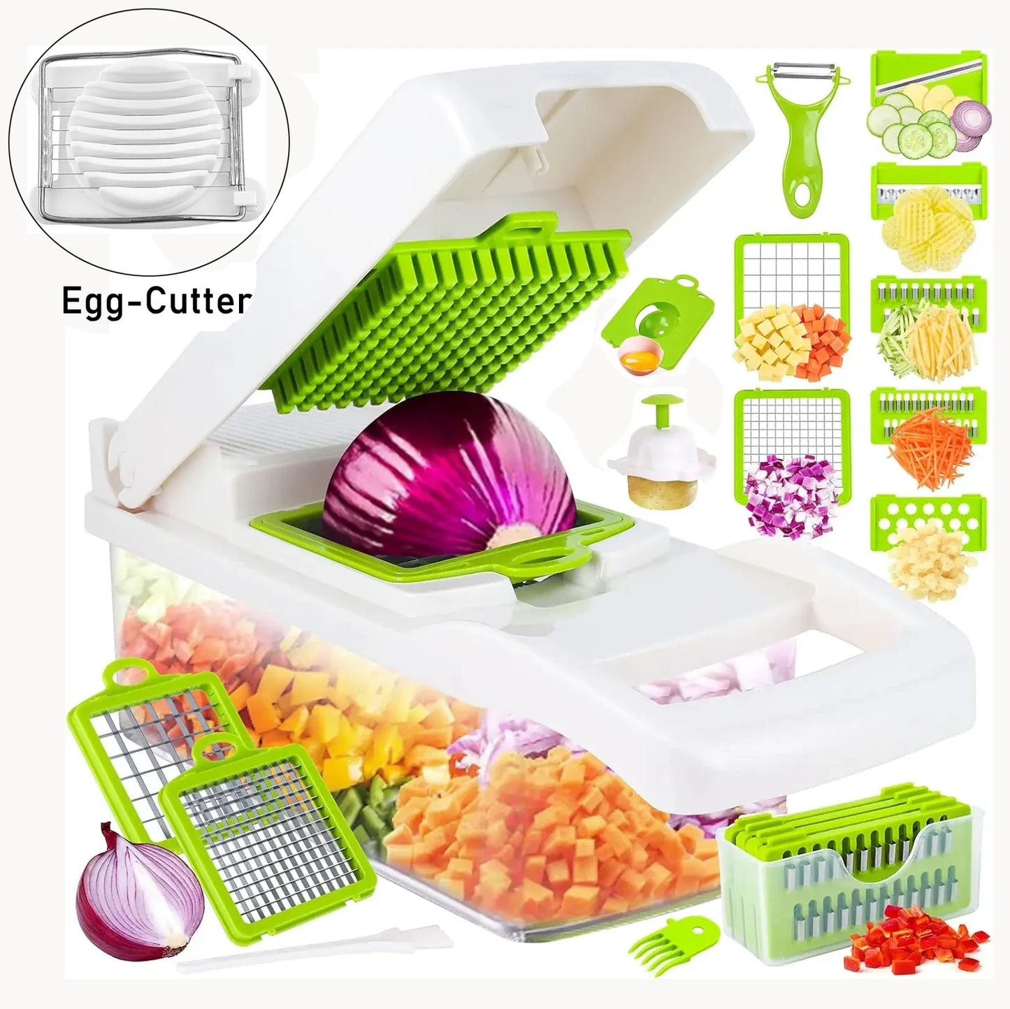 12 In 1 Multifunctional Vegetable Cutter And Food Chopper