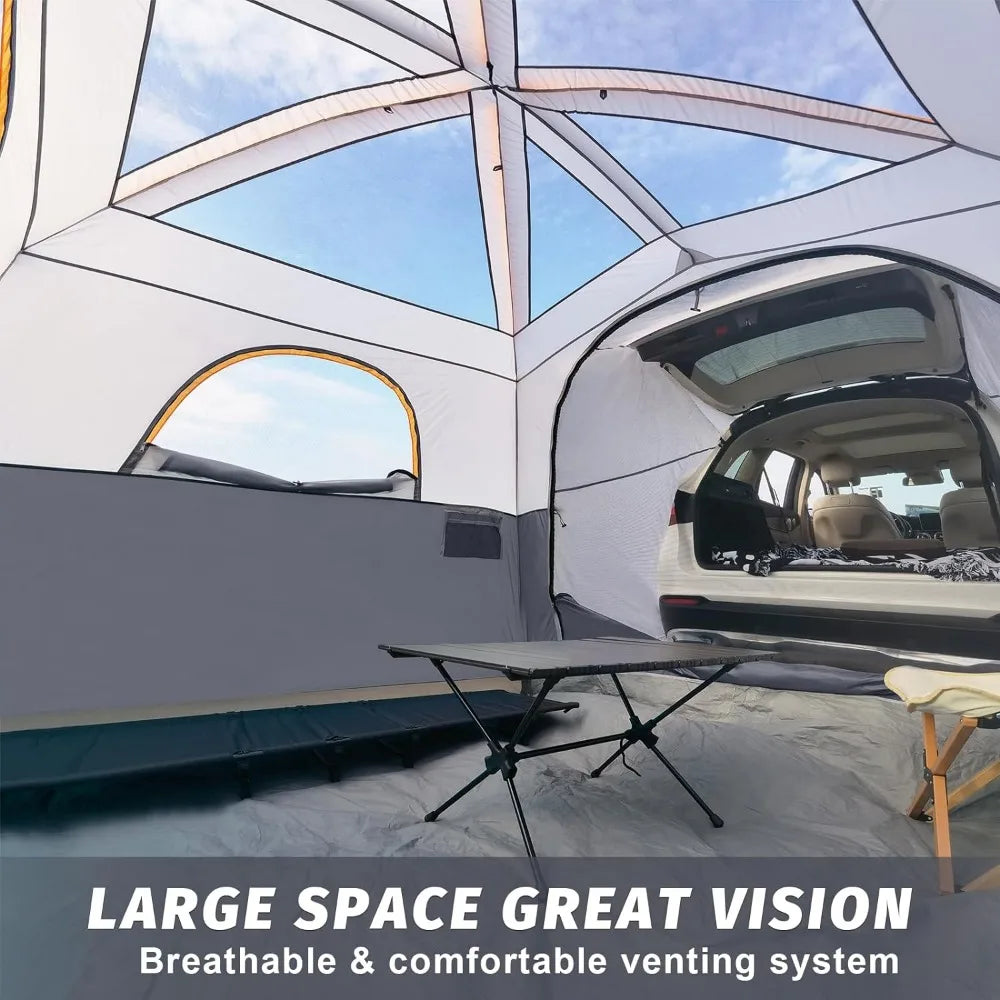 SUV Tent for Camping 6-Person Car Camping Tent Tailgate