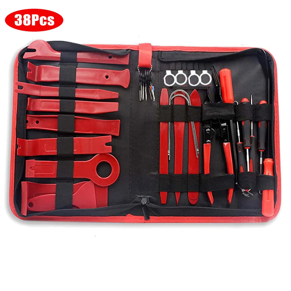 38Pcs Car Interior Disassembly Tool Plastic Panel Trim Removal Set